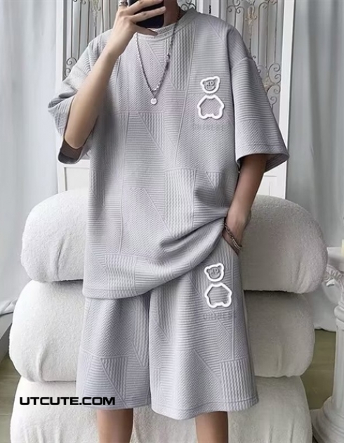 Set thun xốp INOMAN in gấu nhỏ