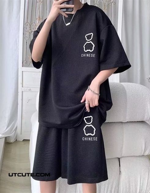 Set thun xốp INOMAN in gấu nhỏ