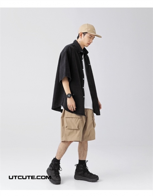 Sơmi Jean Ngắn Tay K1727