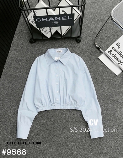 Sơmi dài tay bo chun 9568#