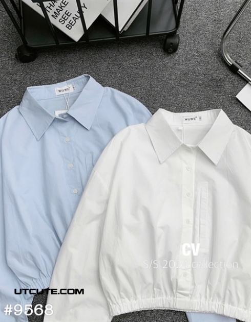 Sơmi dài tay bo chun 9568#
