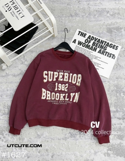 SWEATER NỈ LÓT LÔNG 1627#
