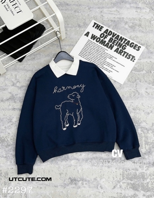 ÁO SWEATER CON CỪU 2297#