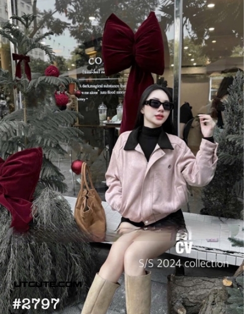 ÁO KHOÁC DA LỘN 2797#