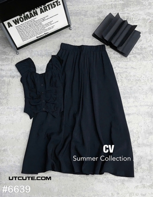 SET ÁO ĐŨI + CV DÀI 6639#