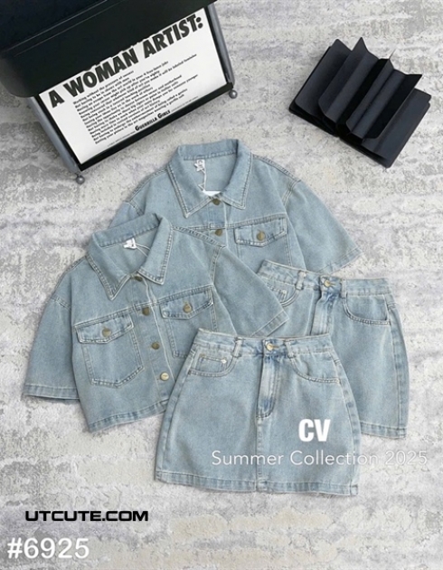 SET ÁO + CV JEAN 6925#