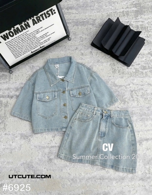 SET ÁO + CV JEAN 6925#