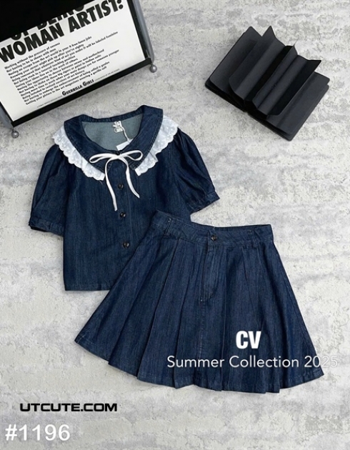 SET ÁO + CV JEAN 1196#