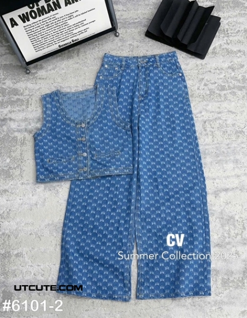 SET JEAN QUẦN DÀI B6101-2