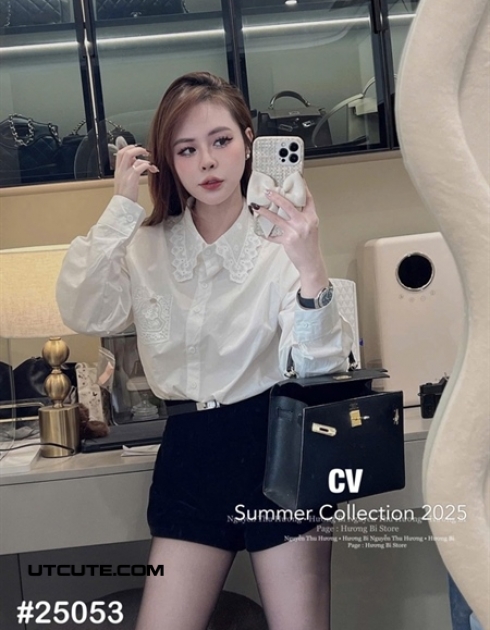 SƠMI TRẮNG 25053#