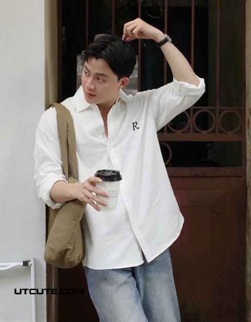 Sơmi Trắng 8039#