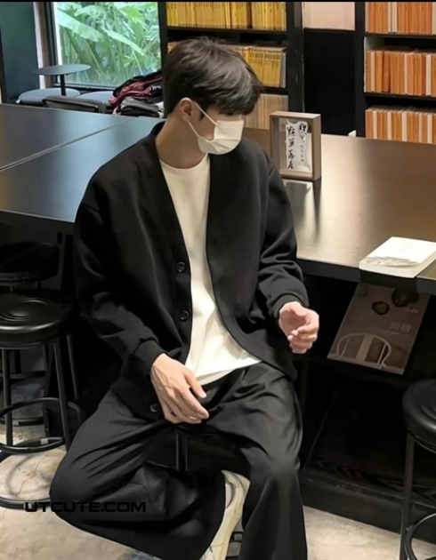 Cardigan Nỉ Tăm Có Túi