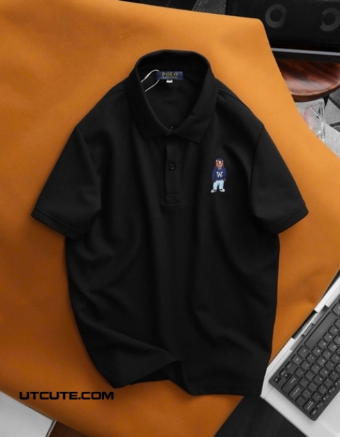 Polo thêu logo gấu W
