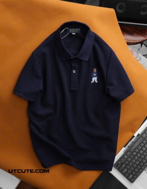 Polo thêu logo gấu W