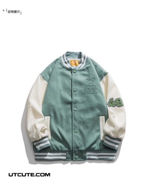 ÁO KHOÁC BOMBER GẤU NỔI 3611#