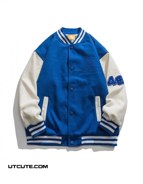 ÁO KHOÁC BOMBER GẤU NỔI 3611#